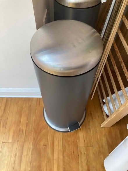 Photo of free Foot pedestal bins metal x2 (CV21 Rugby) #1