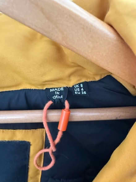 Photo of free Yellow superdry coat extra padded (Norwich) #2
