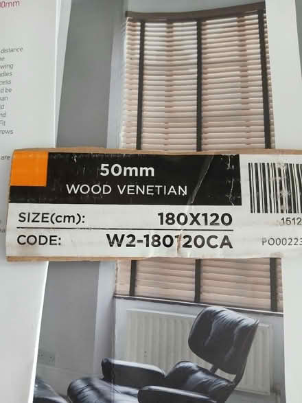 Photo of free Black wood venetian blind (CW1) #3