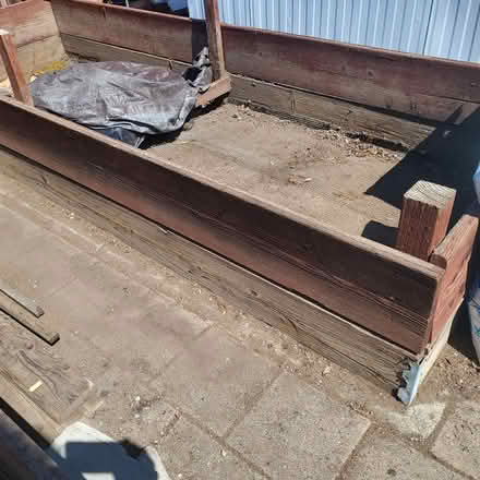 Photo of free Used treated 2x12x12ft (Windsor, CA. Near Downtown) #1