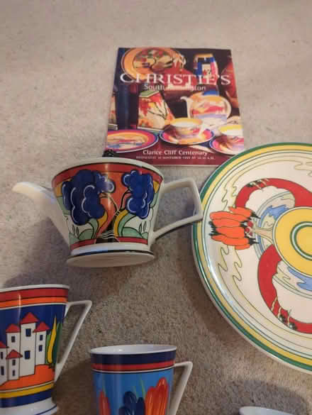 Photo of free Clarice cliff replica pottery (Stretford) #3