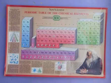 Photo of free Periodic Table Poster approx 2ft x 3ft. (Grays RM17) #1