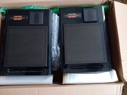 Photo of free Pair of Toshiba speakers (Linford SS17) #1