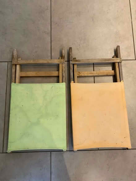 Photo of free Pair of deckchairs for small child (Runcton PO20) #2