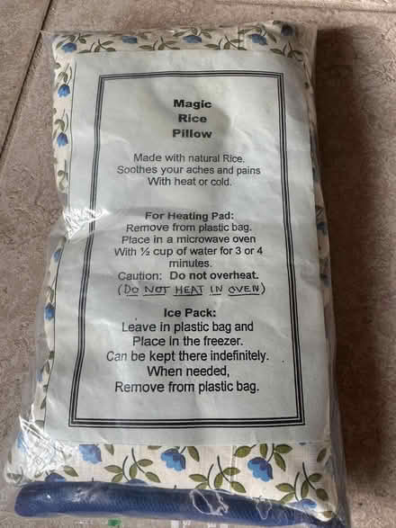 Photo of free Rice hot or cold pillow (Swarthmore) #1