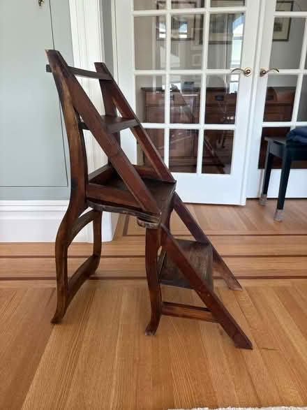 Photo of free Wooden chair/step ladder (West 90s) #3