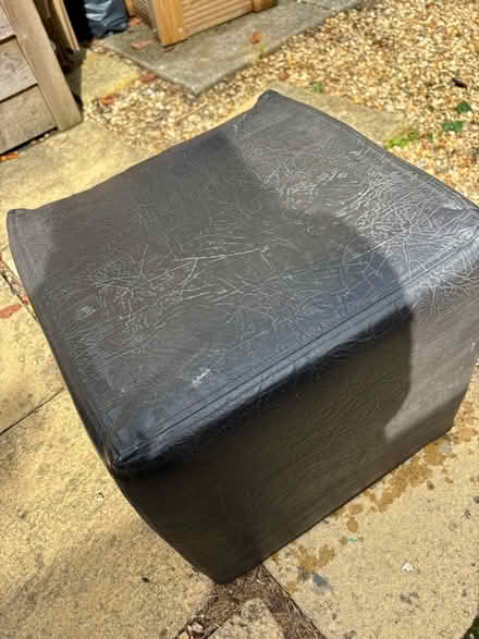 Photo of free Faux leather foot stool (Bradford on Avon BA15) #1