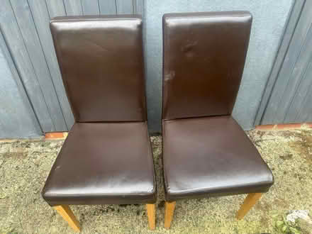 Photo of free Two dining room chairs (Uxbridge UB10) #1
