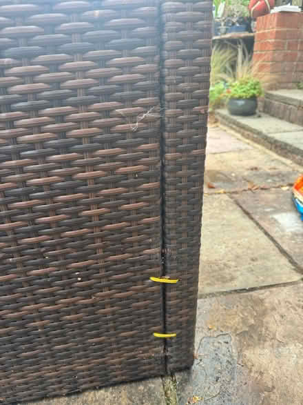 Photo of free Rattan effect outdoor sofa (Westerham TN16) #4