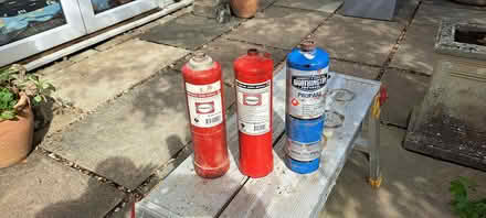 Photo of free Primus Gas Bottles (Hitchin, Halsey Drive) #1