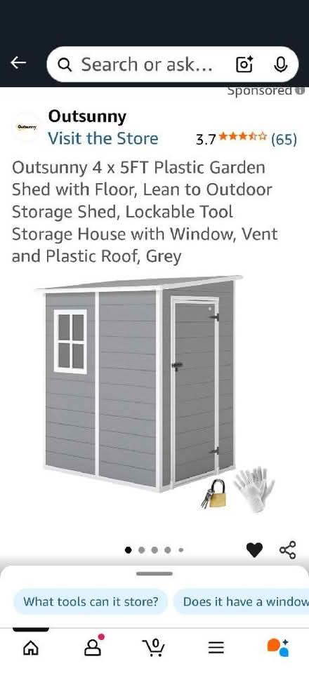 Photo of Small shed (Bowburn DH6) #1