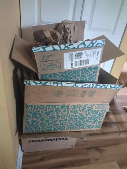 Photo of free Large boxes lots packing materials (Leonardo/Middletown) #1