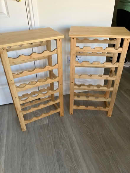 Photo of free Pair of wooden wine racks (Sefton L31) #1