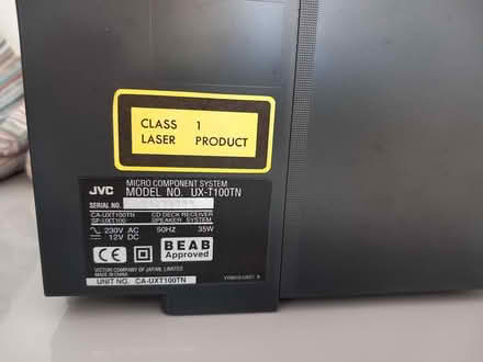Photo of free Music system - JVC (High Lane) #1