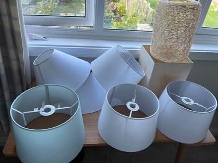 Photo of free 8 lampshades (Charlton OX12) #1