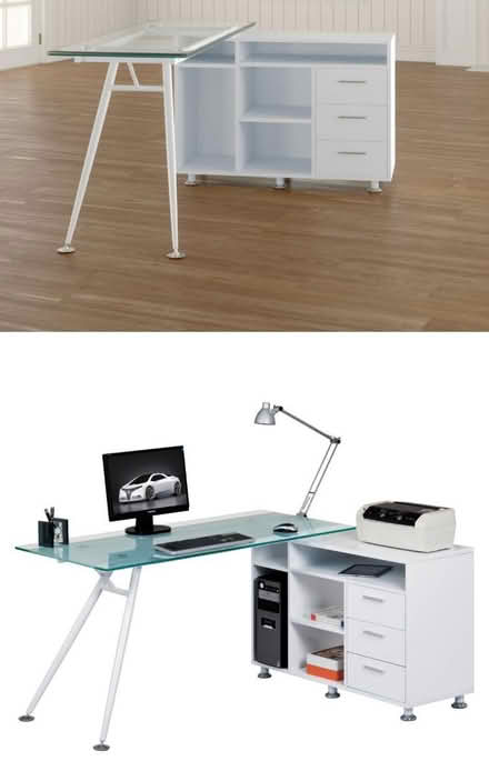 Photo of free modern L-shaped desk (wayfair) (Morden (near Ravensbury Park)) #1