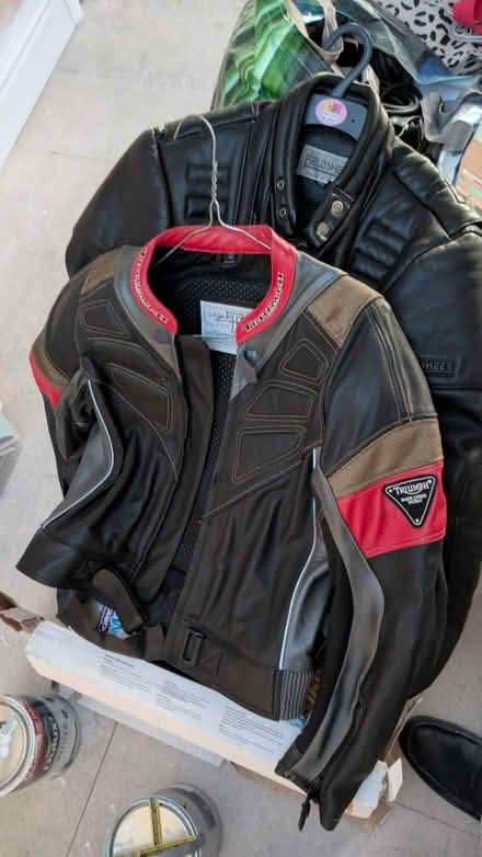Photo of free 2 X leather motorbike jackets (BR1) #1