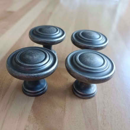 Photo of free 4 Pewter Knobs (Haldens AL7) #1