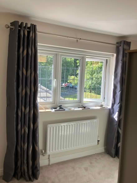 Photo of free Large curtains and pole (Sefton L31) #2