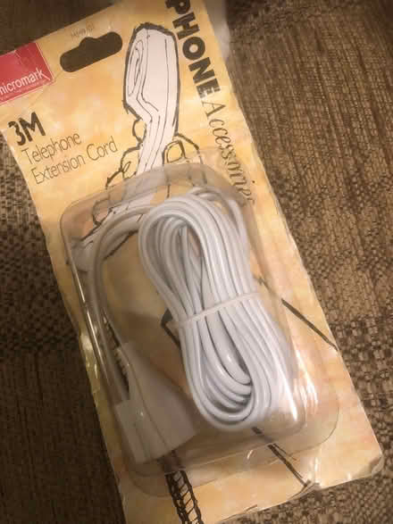 Photo of free Unused phone extension lead HG2 (Harrogate HG2) #1