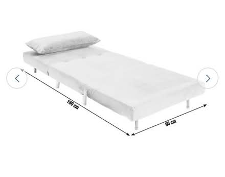 Photo of free Habitat Roma Velvet Fabric Chairbed - Charcoal (Donnington Bridge OX4) #4