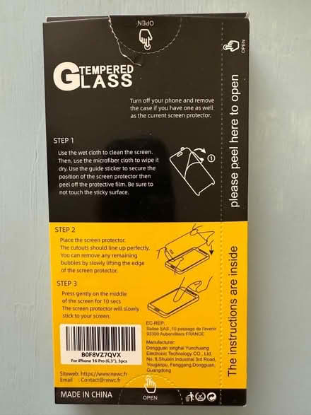 Photo of free 2 x iPhone 16 pro tempered glass screen protectors (Newlyn TR18) #2