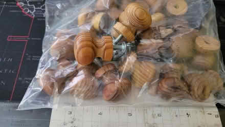 Photo of free 22 pine drawer/cupboard knobs (Palmer Park RG6) #1