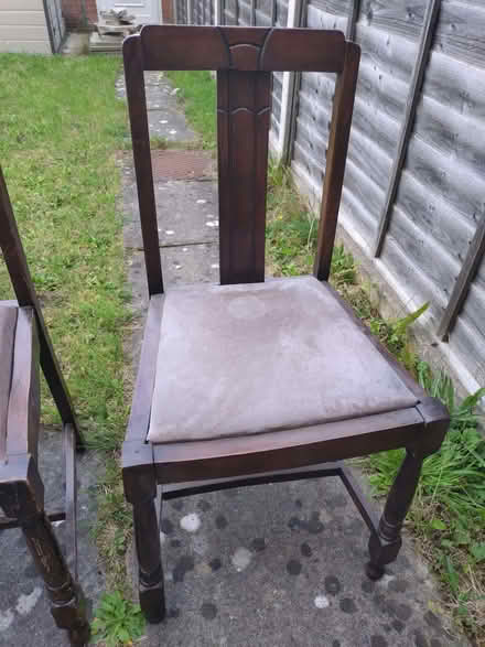 Photo of free Three chairs in need of refurbishment (Old Town SG1) #1