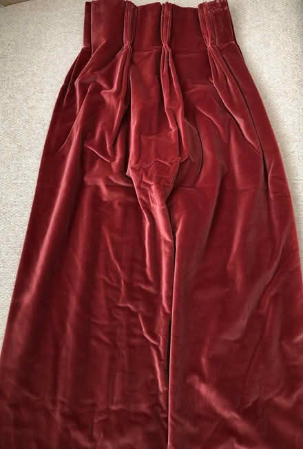 Photo of free Heavy velvet curtains (pair) and net (Buckhurst Hill IG9) #1