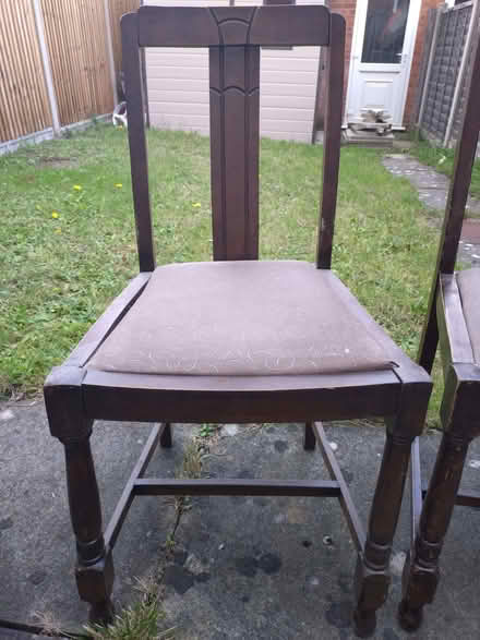 Photo of free Three chairs in need of refurbishment (Old Town SG1) #3