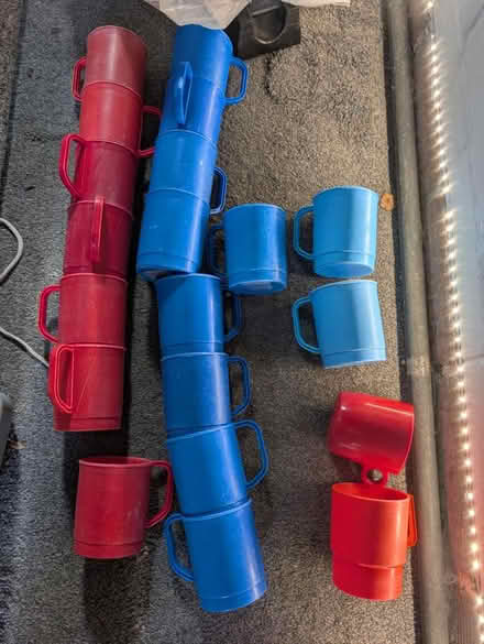 Photo of free Selection of plastic mugs (SL6 Maidenhead) #1