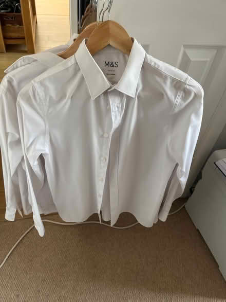 Photo of free M&s school shirts white age 12-13 (woking) #1