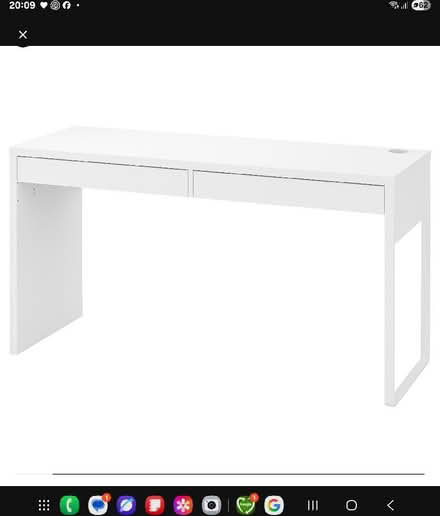 Photo of free White IKEA desk in good condition (Moorside M27) #4