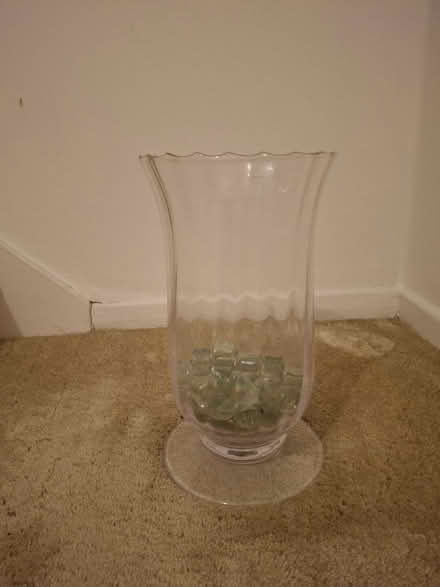 Photo of free Large vase with glass pebbles (Stantonbury, MK14) #1