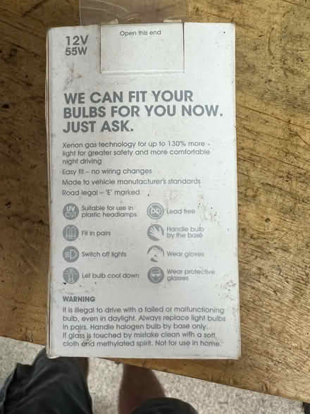 Photo of free Car headlight bulb 477 H7 (Saltdean BN2) #3