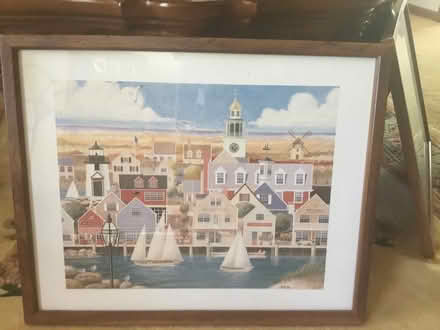 Photo of free Pair of cute framed nautical prints (Dufief area of North Potomac) #1
