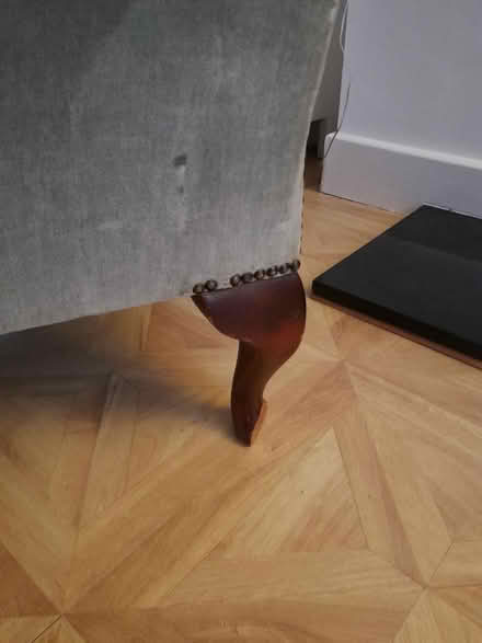 Photo of free Large velvet wingback reading chair (Sandylands morecambe LA3) #4