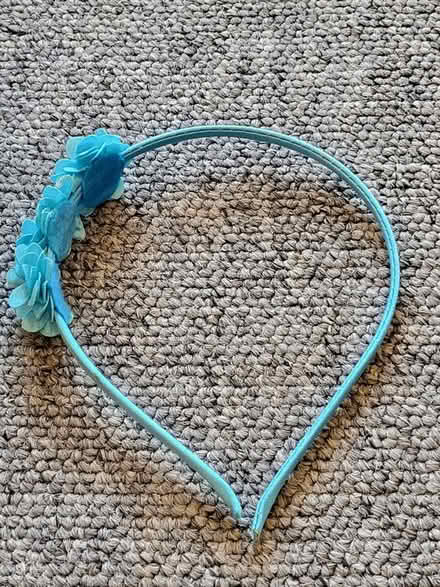 Photo of free Girls Hairband with blue flowers (Handsworth B21) #3