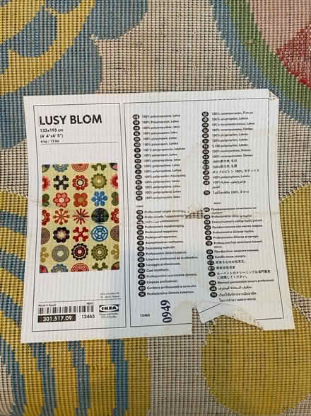Photo of free Rug (IKEA Lusy Blom) (Runcton PO20) #2