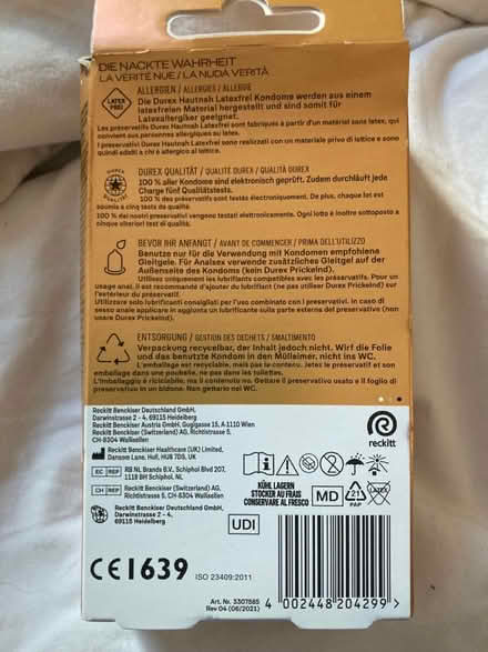 Photo of free Latex free condoms (Bournville Station) #2