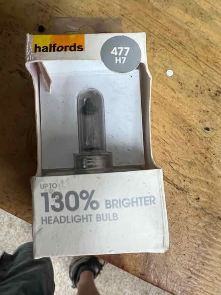 Photo of free Car headlight bulb 477 H7 (Saltdean BN2) #1