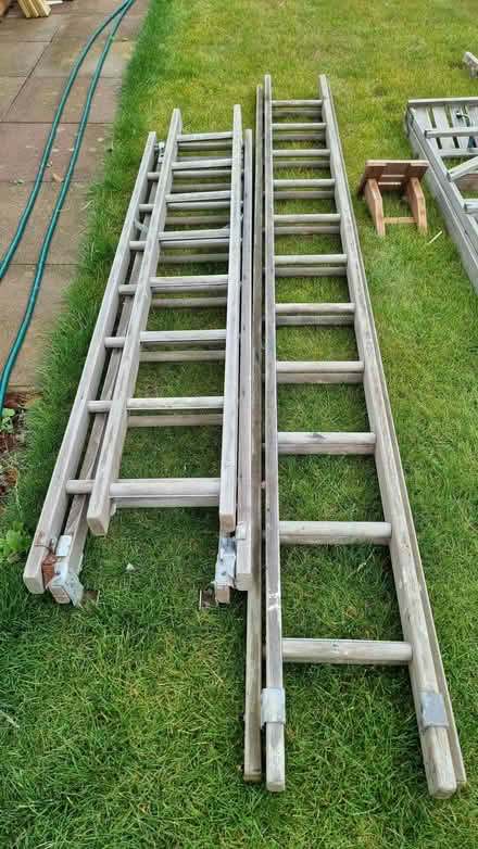 Photo of free Wooden Ladder (Marston Jabbett CV11) #2