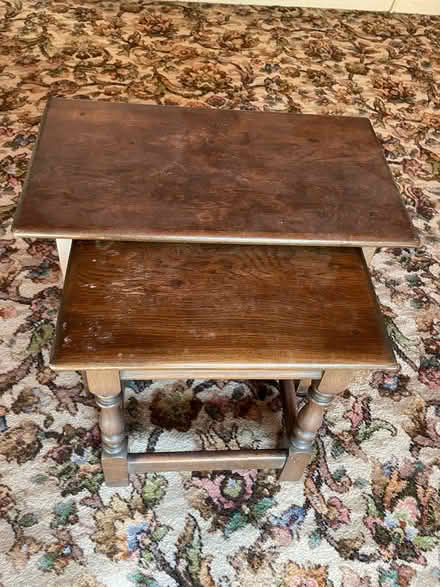 Photo of free 2 nesting tables (Heysham LA3) #2
