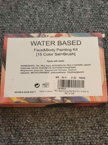 Photo of free Face & Body Painting Kit (new) (Hoxton Street N1) #3