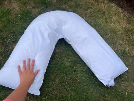 Photo of free V shaped pillow and 2 cases. Dorma (Up Hatherley GL51) #4