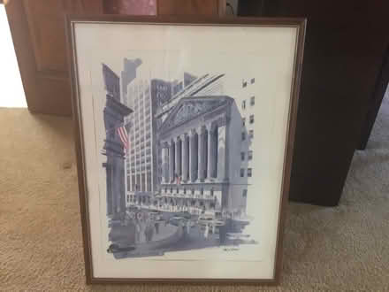 Photo of free Framed Wall St. picture (Dufief area of North Potomac) #1