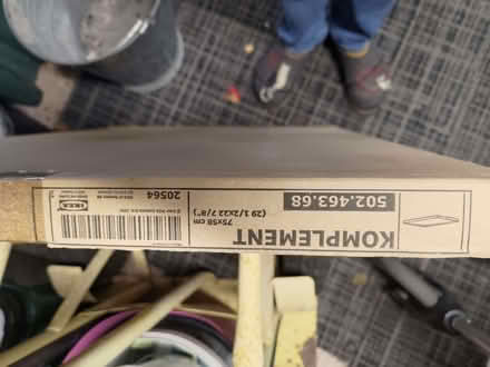 Photo of free Ikea Komplement 502.463.68 black shelf unit, Portishead (Weston in Gordano BS20) #2