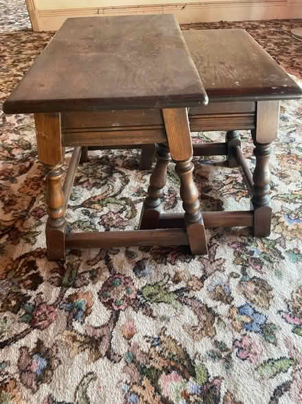 Photo of free 2 nesting tables (Heysham LA3) #3
