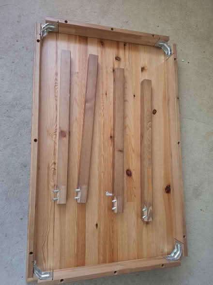 Photo of free Polished wooden table (Hemel hempstead HP1 1QQ) #2