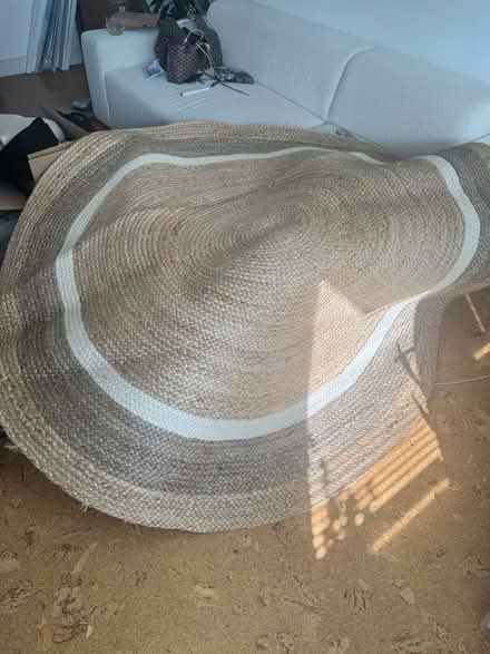 Photo of free 180cm jute rug (Hitchin SG4) #2